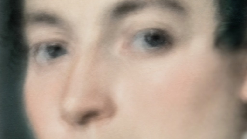 Mario Cresci, dalla serie Fuori tempo
Giovan Battista Moroni, Pace Rivola Spini, nobile, 1570
2008, stampa digitale ai pigmenti su carta cotone fine-art