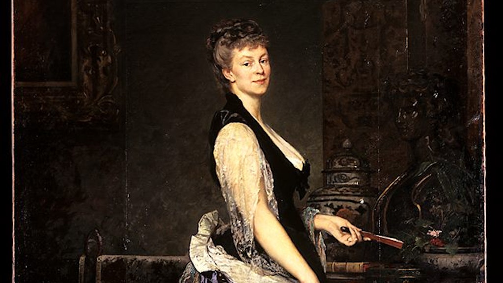 Édouard-Théophile Blanchard, «Ritratto di Marcello, duchessa di Castiglione Colonna», 1877, olio su tela, Musée d'art et d'histoire Fribourg. [© MAHF/Francesco Ragusa]