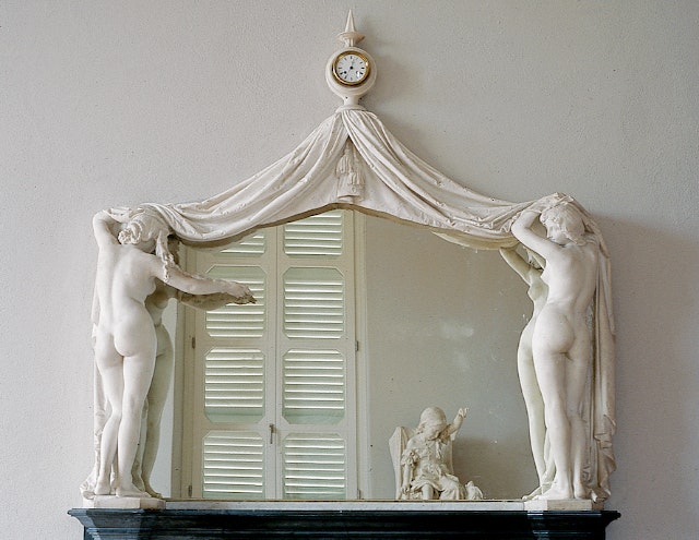 Vincenzo Vela
Miroir pour cheminée
1865-66 / marbre
