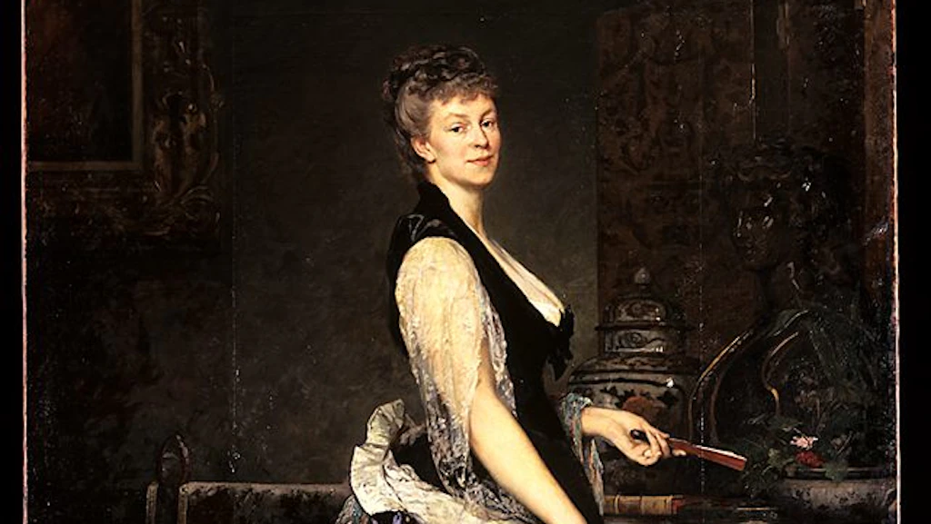 Édouard-Théophile Blanchard, «Ritratto di Marcello, duchessa di Castiglione Colonna», 1877, olio su tela, Musée d'art et d'histoire Fribourg. [© MAHF/Francesco Ragusa]